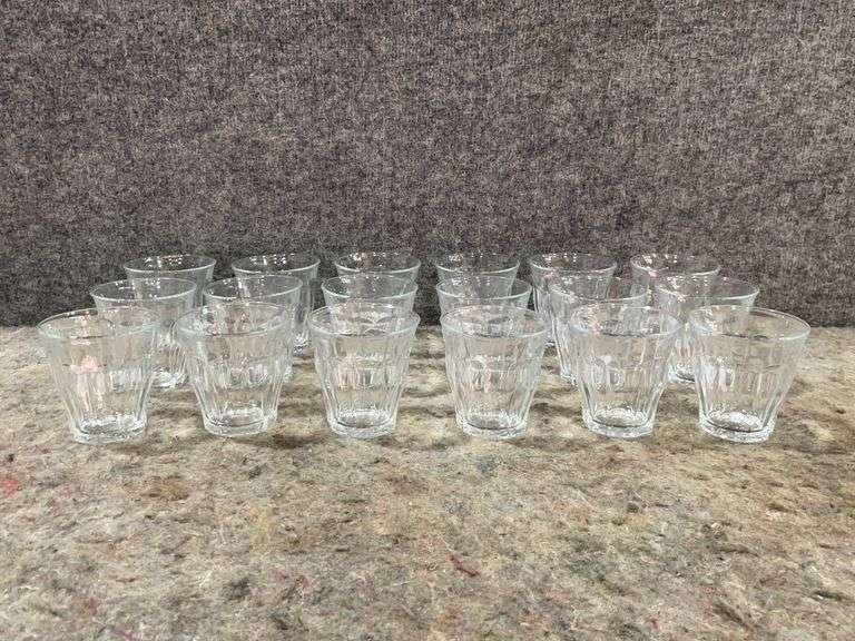 18 Duralex Picardie Goblets