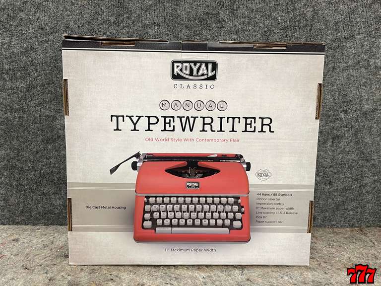 Royal Classic Retro Manual Typewriter 