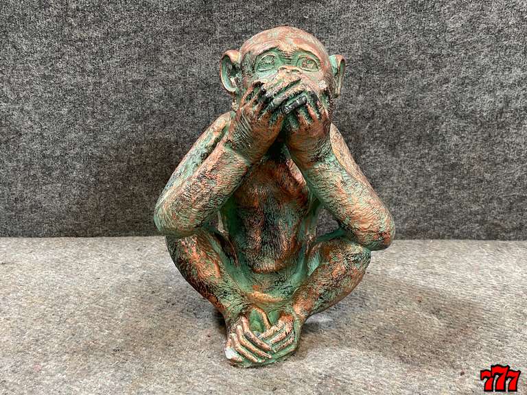 Speak No Evil Monkey Decoration 