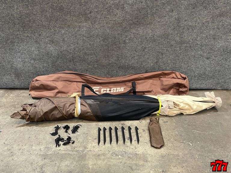 CLAM Quick-Set Pannello Antivento E Antisole Per Tenda Da Viaggio E Tenda Da Campeggio Solo Accessorio Verde Confezione Da 3~p104532321 - Foto 4