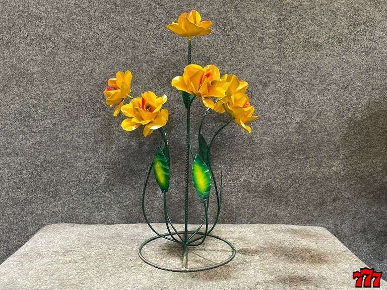 Yellow Metal Flower 