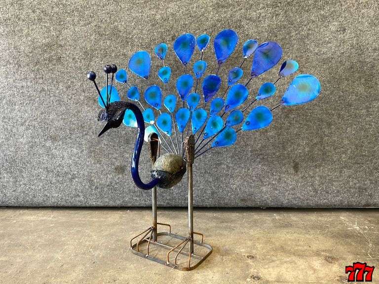 Blue Metal And Rock Peacock