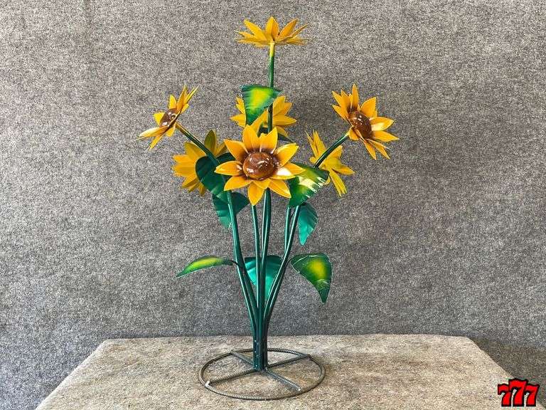 Yellow Metal Sunflower