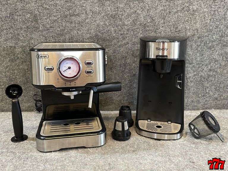 1 Sboly 3in1 Coffee Maker & 1 Gevi Coffee Maker 777 Auction Company