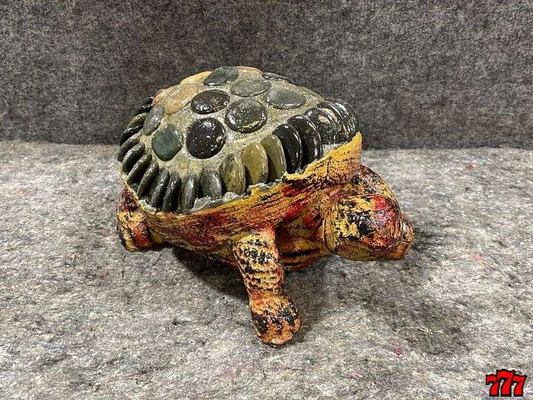 Rock And Cement Turtle