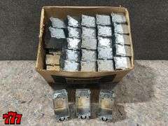 50 New Unused 3” x 2” Switch Boxes 2-1/2” Deep