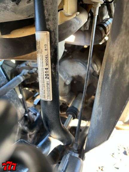 2014 Honda 400 4X4 Quad