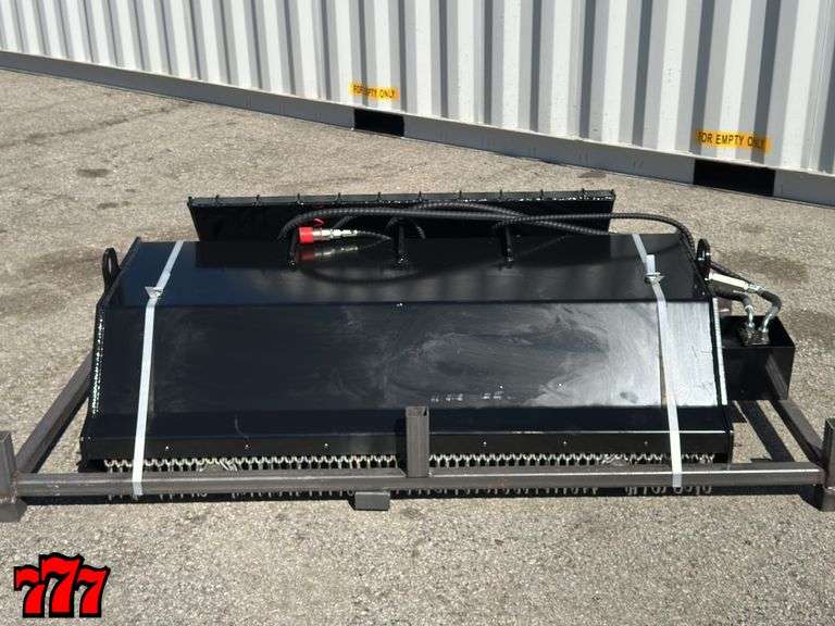 New Unused Skid Steer 58” Flail Mower w/ Universal Plate Adapter