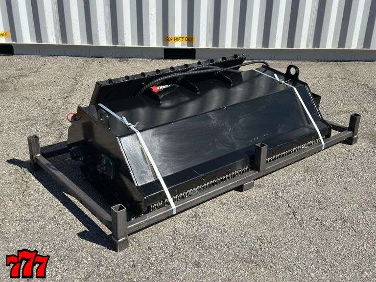 New Unused Skid Steer 58” Flail Mower w/ Universal Plate Adapter