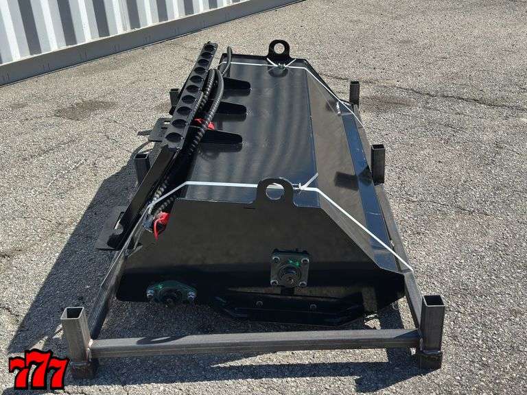 New Unused Skid Steer 58” Flail Mower w/ Universal Plate Adapter