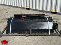 New Unused Skid Steer 58” Flail Mower w/ Universal Plate Adapter