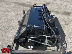 New Unused Skid Steer 58” Flail Mower w/ Universal Plate Adapter