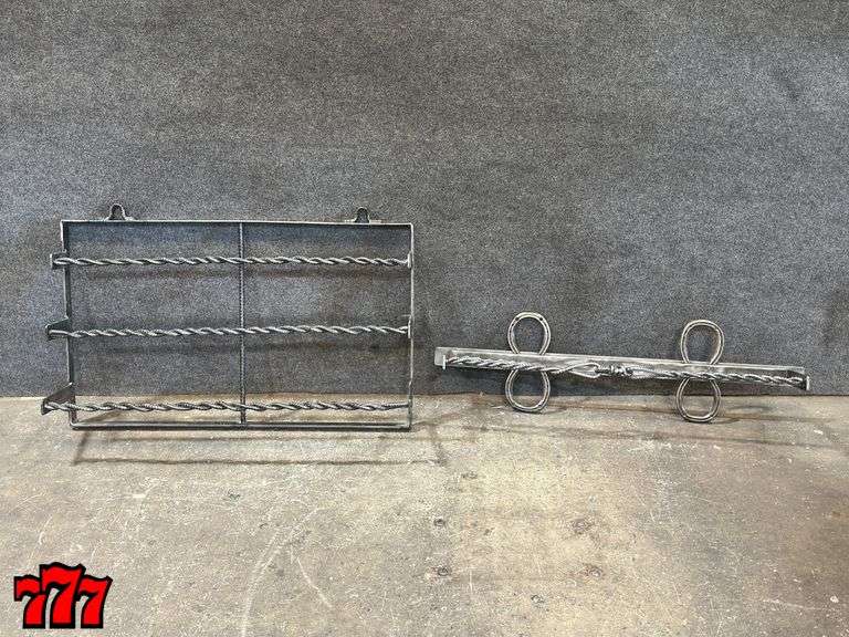 2 New Unused Wall Mounted Rebar Racks - 777 Auction Company
