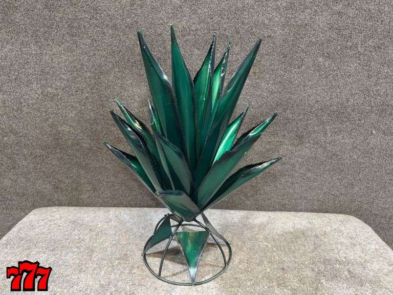 25” Tall Metal Agave Plant