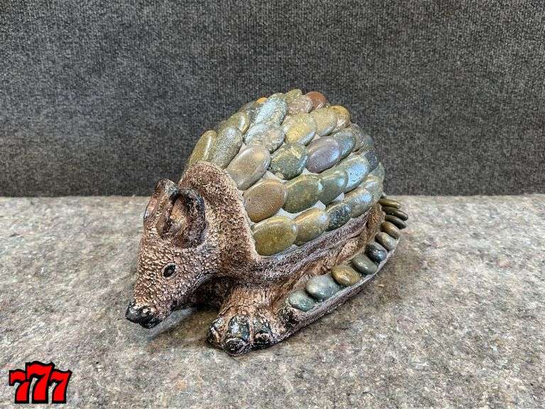 8” Tall Rock & Cement Armadillo