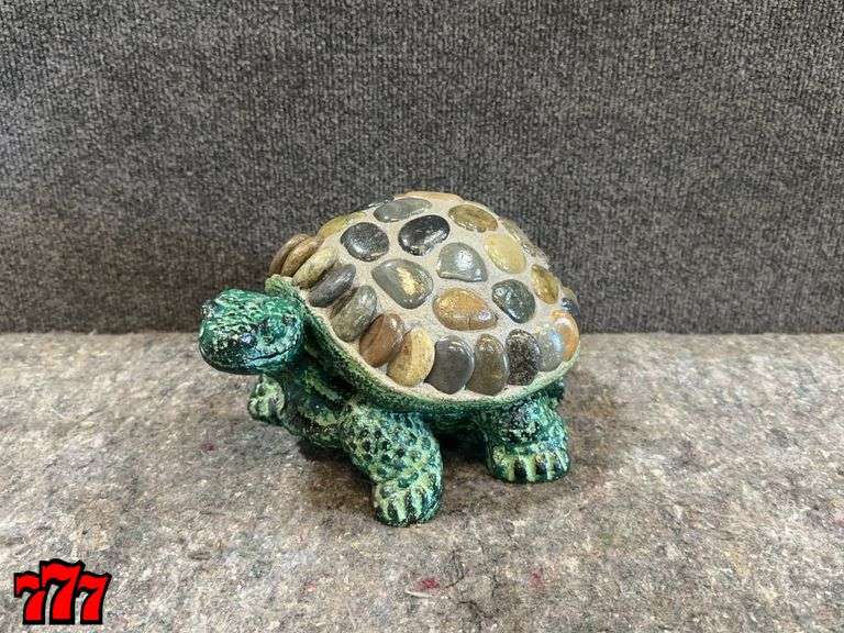 Small Rock & Cement Turtle