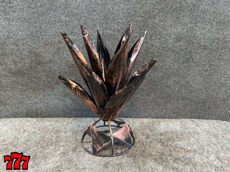 18” Tall Metal Agave Plant