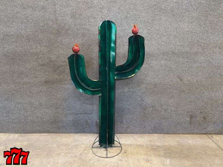 61” Tall Metal Cactus Stand