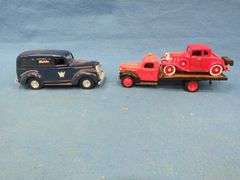 Watkins logo car with a locking compartment underneath and a 1:32 scale National Mint 1941 Chevrolet