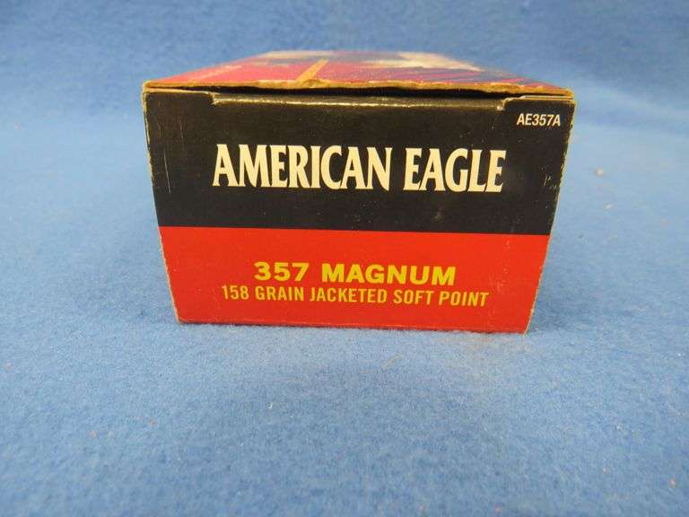 Federal American Eagle 357 Magnum.  158-grain.  Full box of 50 rounds.