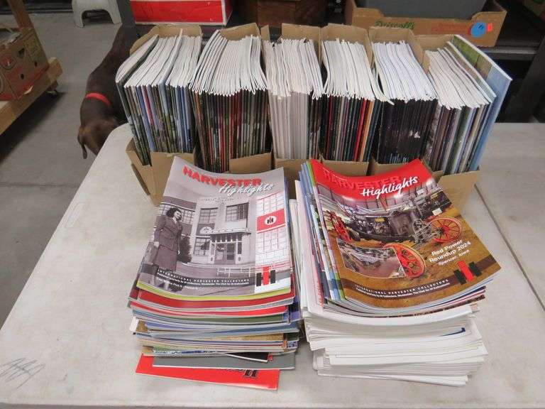 Tractor magazines: Red Power 1998-2014 and Harvester Highlights 2012-2024, unchecked for completenes