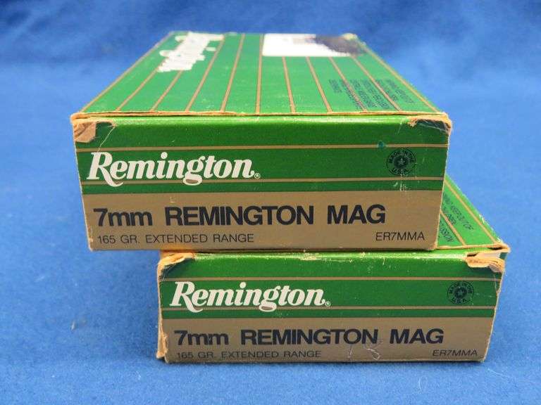 40 Remington 7mm Remington Mag rounds
