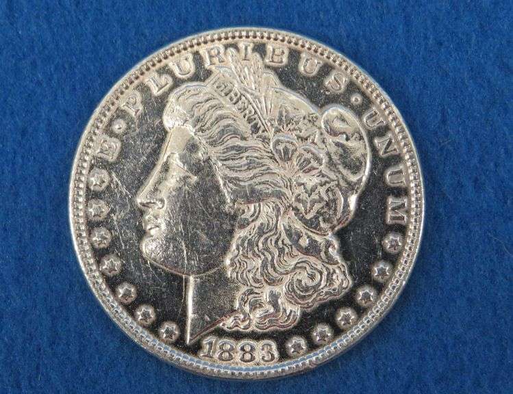 1883 P Morgan Silver dollar