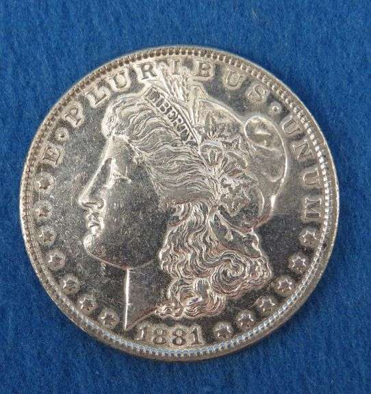 1881 O Morgan Silver dollar