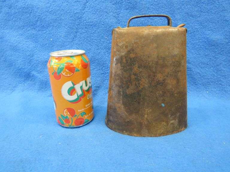 Vintage cowbell with original clapper