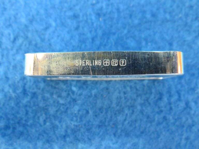 Franklin Mint Bank-marked sterling silver ingot.  65.43 grams.