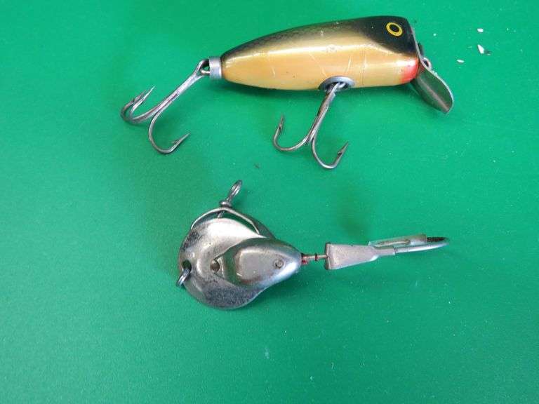 Al Foss Shimmy No. 5, and Wood Mfg 2" Dipsy Doodle