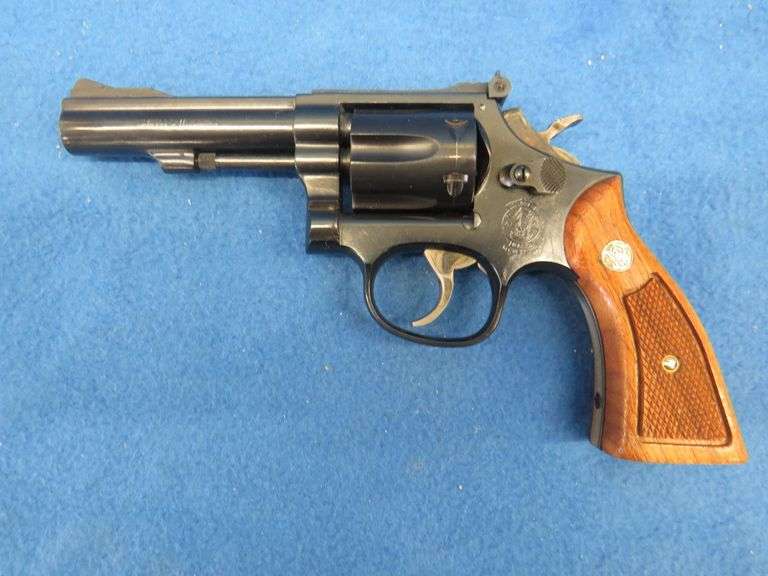 Smith & Wesson Model 17-4 double-action .22 revolver.  SN BEB0730.  Includes original box.