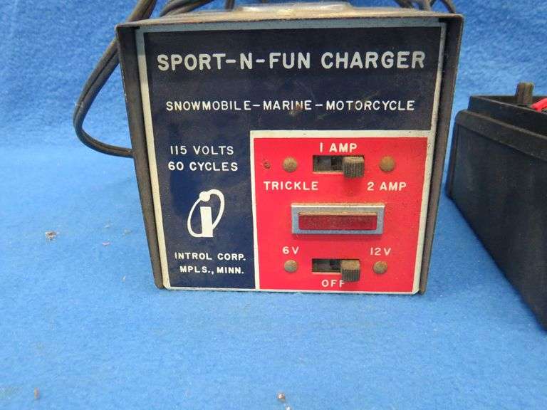 Trickle charger and two Intermatic timers