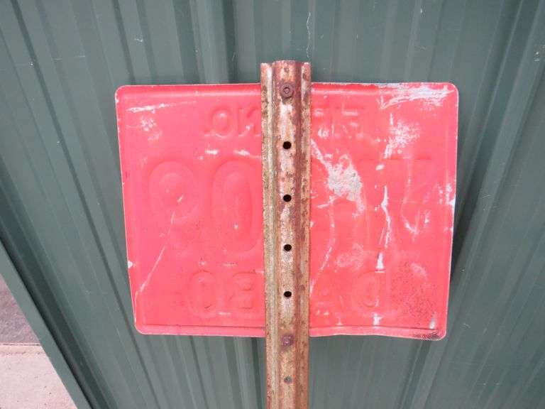Vintage Dalbo Minnesota Fire Number sign