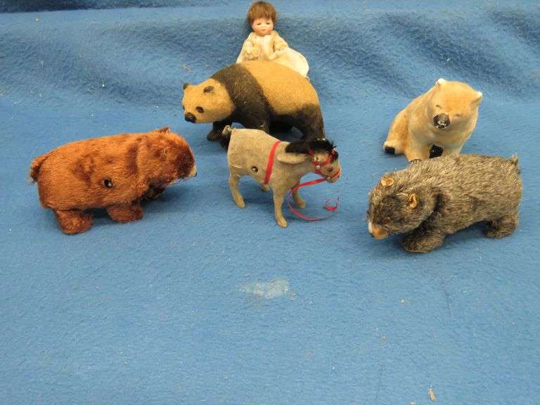Vintage wind-up toys, no keys