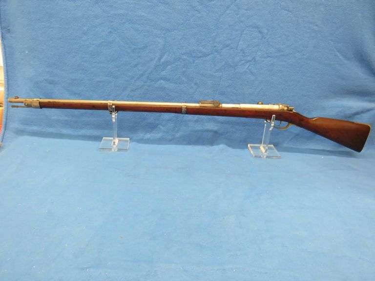 Amberg Arsenal Mauser Model 1871 11mm bolt-action rifle.  SN 22786.  First model Mauser rifle ever p