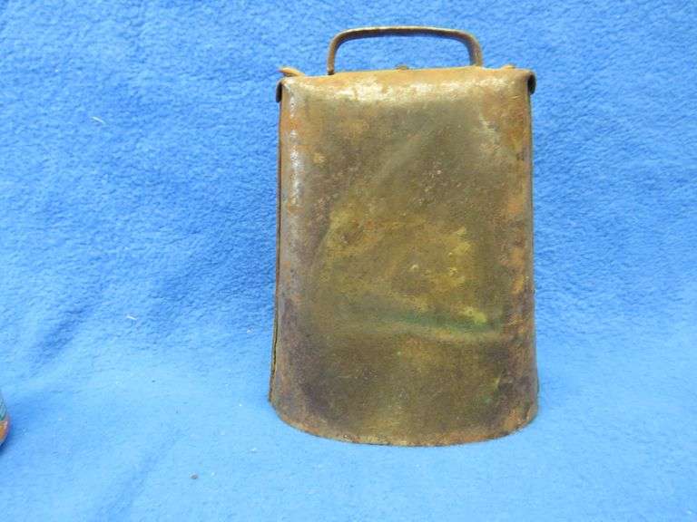 Vintage cowbell with original clapper