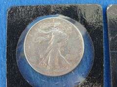 Walking Liberty and Franklin half-dollars