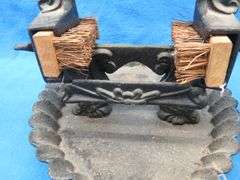 Black Americana cast iron boot scraper/cleaner