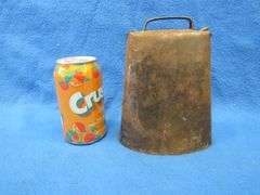 Vintage cowbell with original clapper
