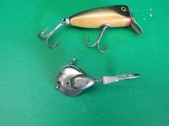 Al Foss Shimmy No. 5, and Wood Mfg 2" Dipsy Doodle