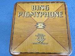 Bing Pigmy phonograph - Germany, works