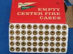 700 Winchester Western Small Pistol primers and 20 380 Auto unprimed pistol cases in a vintage box