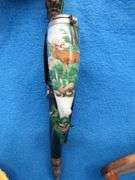 Collectible smalls including a child's egg beater, old amp gauge, vintage pipe, and more
