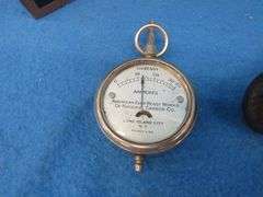Collectible smalls including a child's egg beater, old amp gauge, vintage pipe, and more