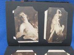 Approximately 150 postcards from the Golden Era (1907-1915), including several vintage nudes