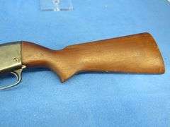 Stevens Model 820B 12-gauge pump shotgun.  NSN.  2 3/4" chamber with a 28" barrel.