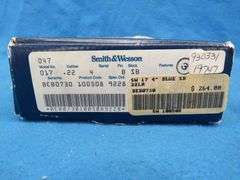 Smith & Wesson Model 17-4 double-action .22 revolver.  SN BEB0730.  Includes original box.