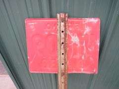 Vintage Dalbo Minnesota Fire Number sign
