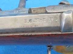 Amberg Arsenal Mauser Model 1871 11mm bolt-action rifle.  SN 22786.  First model Mauser rifle ever p